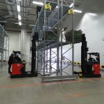 Double-deep pallet handling or double-deep racking for the Greenery in the Netherlands.