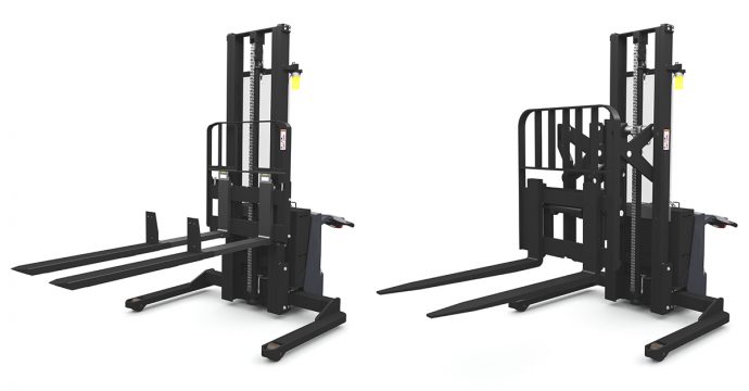 Comparison between low-maintenance hydraulic extension forks and a heavy weight pantograph system for forklift.