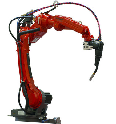 Four welding robots and AGV's for the production of KOOI®ReachForks. - Handling Solutions