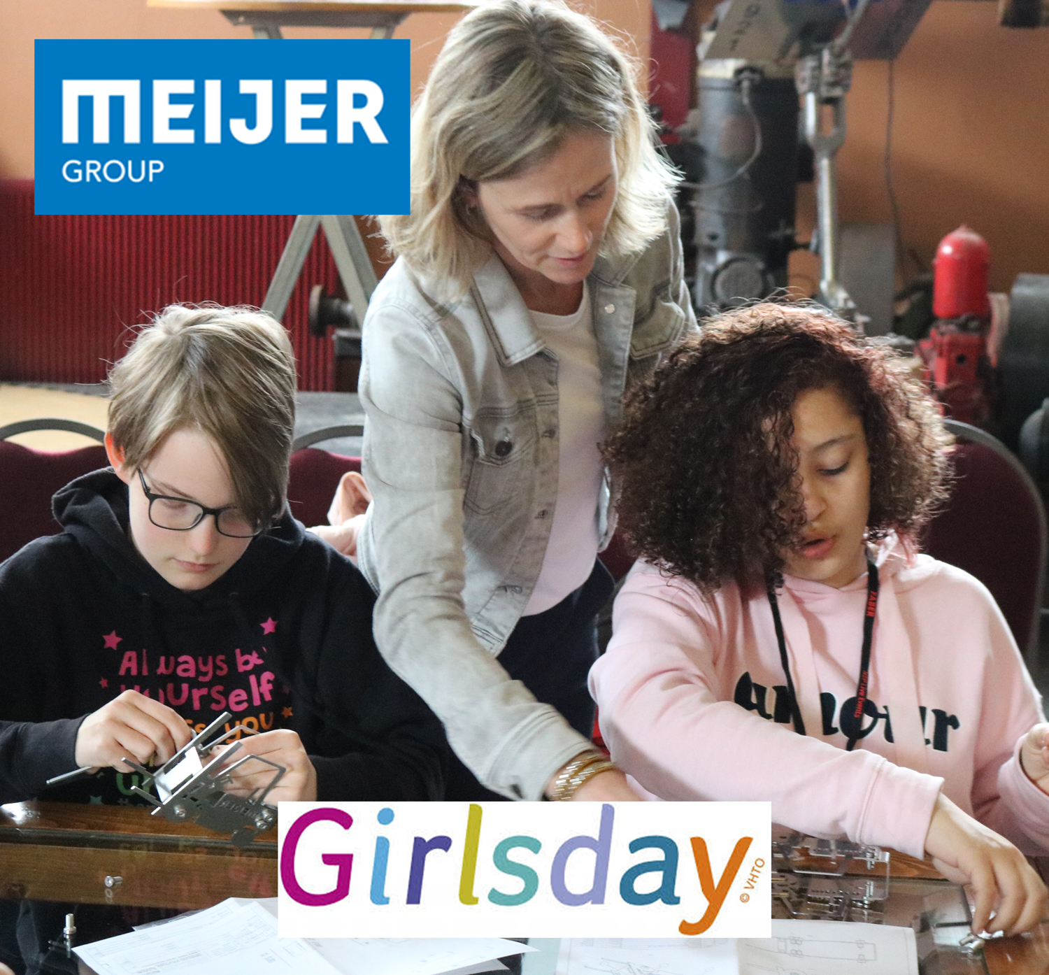 Meijer Girls' day promotes the employment of more women in engineering.