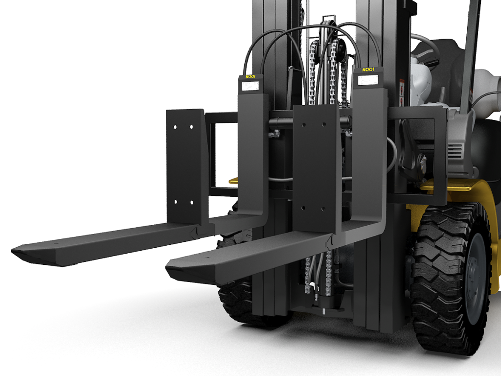 hydraulic-reachforks-on-forklift-truck